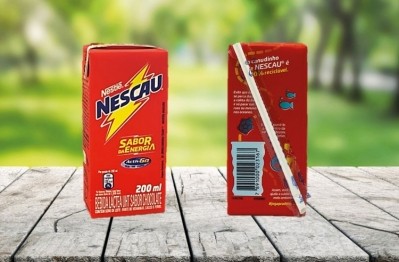 Nestlé Brazil’s NESCAU beverage range will be available with SIG’s renewable and recyclable paper straw solution. Pic: SIG